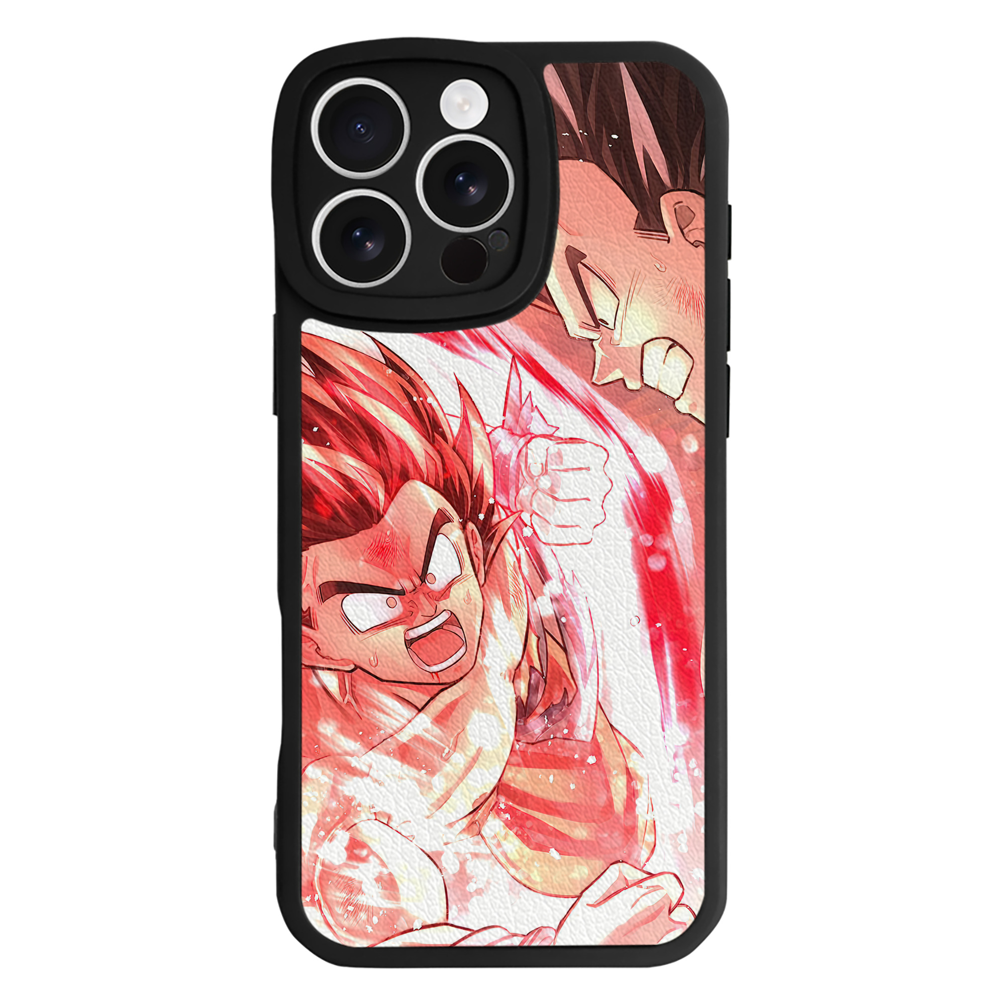 （画像用） ドラゴンボール DRAGON BALL 【iPhone 16シリーズ対応】シリコンスマホケース（レザー調） 材質：シリコン